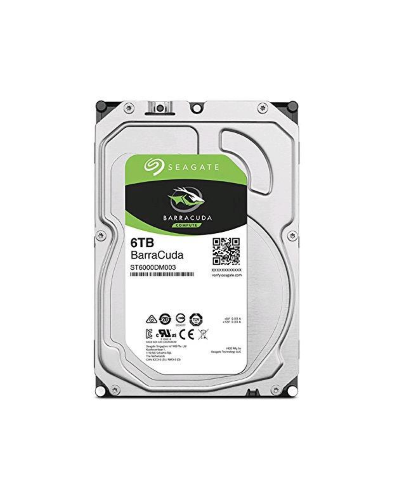 SEAGATE HDD INTERNO BARRACUDA 6TB 3,5 SATA 6GBS 7200RPM 256MB CACHE